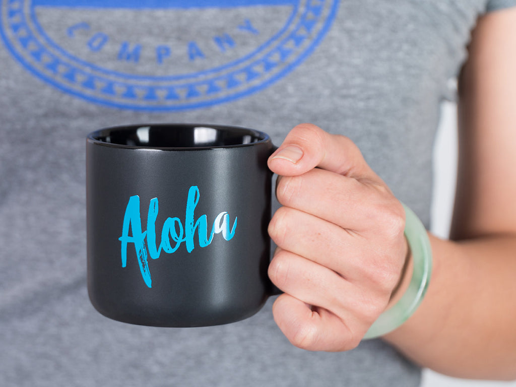 Aloha Coffee Mug, Aloha, Aloha Cup, Hawaii Cup, Sublimated Mug, Birthday Gift Idea, Aloha Drink Ware, Aloha Coffee Cup, Trendy Mugs, Orange, Size: 15