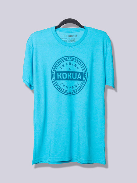 Men's Kokua Circle Blue on Vintage Turquoise